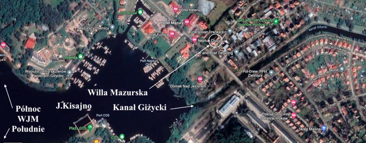 Apartament Willa Mazurska 5 Giżycko Esterno foto